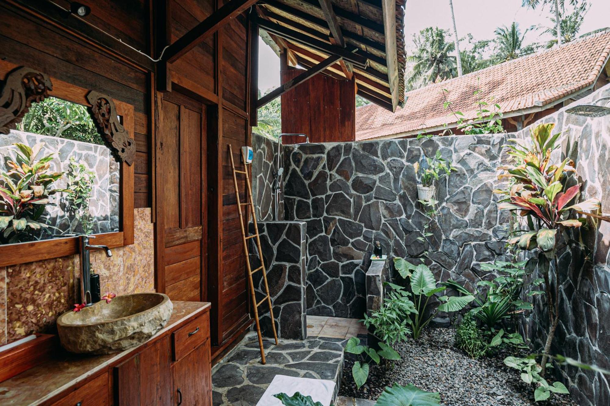 Wooden House Candidasa Manggis Kültér fotó
